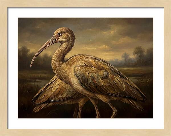 Ibis In Natural Habitat