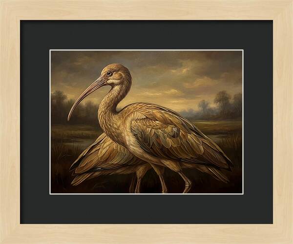 Ibis In Natural Habitat