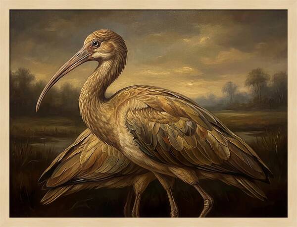Ibis In Natural Habitat