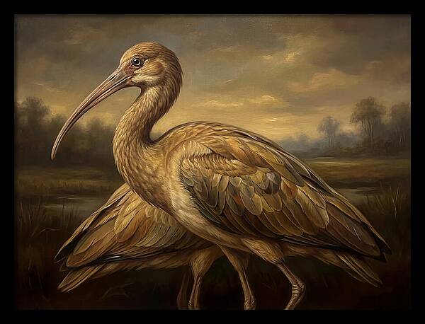 Ibis In Natural Habitat