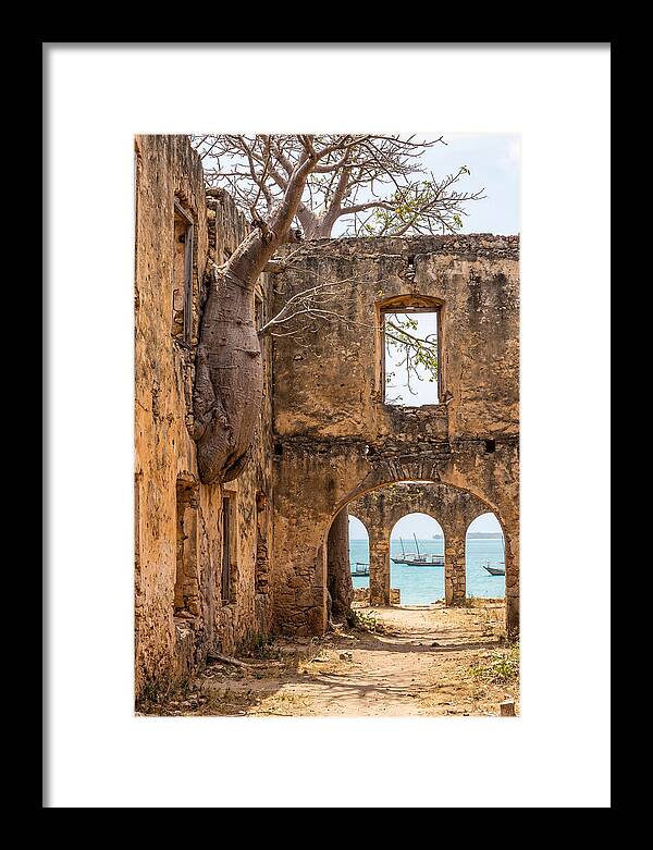 Ibo Island Ruins Embraced By Nature