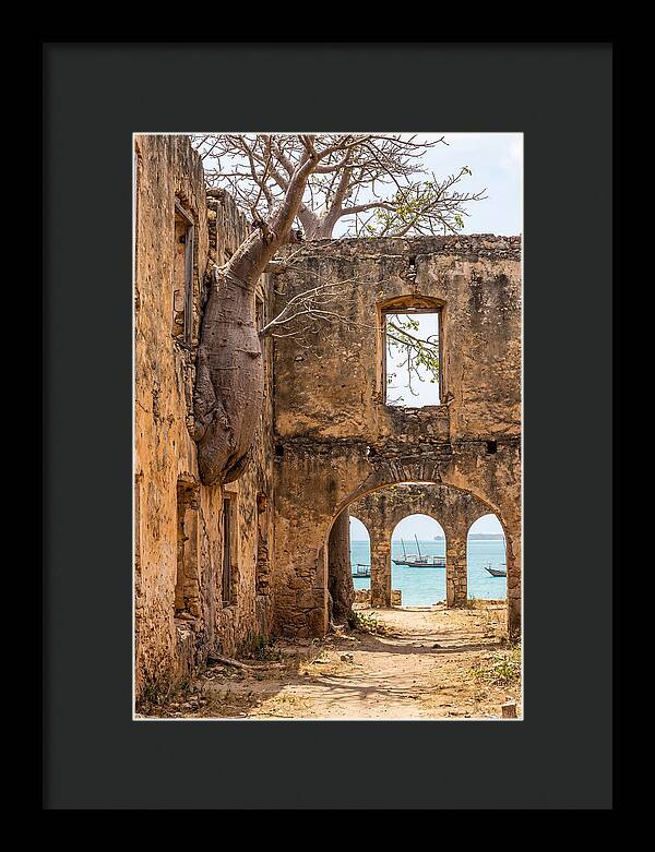 Ibo Island Ruins Embraced By Nature