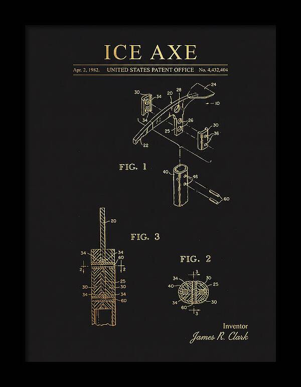 Ice Axe Gold Patent Us4432404a