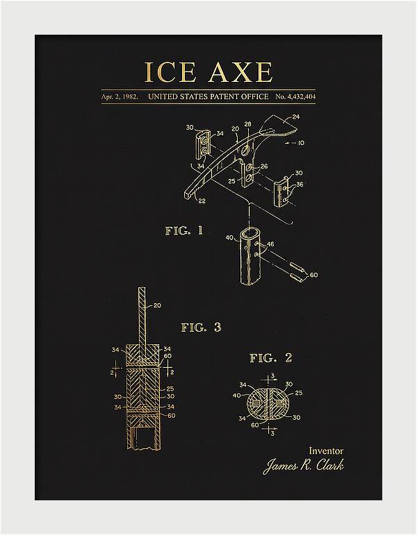 Ice Axe Gold Patent Us4432404a