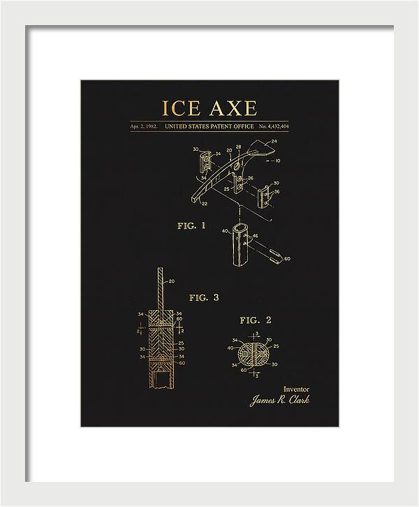 Ice Axe Gold Patent Us4432404a