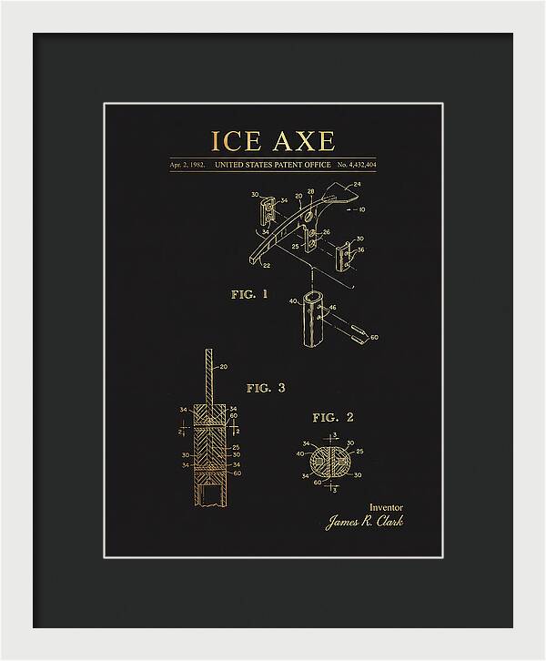 Ice Axe Gold Patent Us4432404a