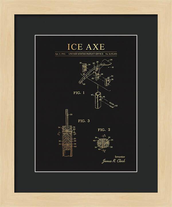 Ice Axe Gold Patent Us4432404a