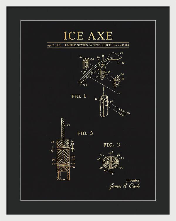 Ice Axe Gold Patent Us4432404a