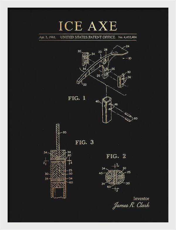 Ice Axe Gold Patent Us4432404a