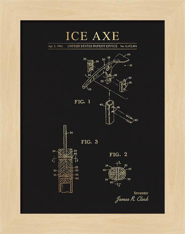 Ice Axe Gold Patent Us4432404a