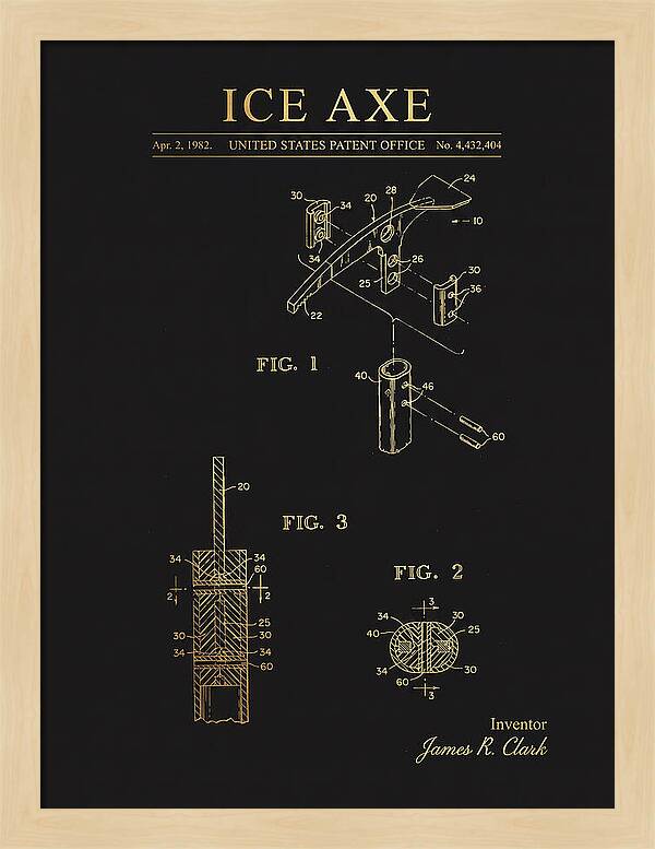 Ice Axe Gold Patent Us4432404a