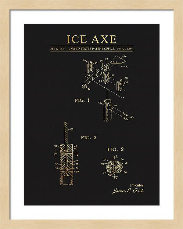 Ice Axe Gold Patent Us4432404a