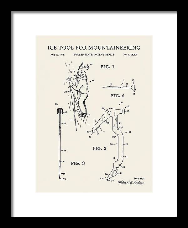 Ice Tool For Mountaineering Minimalist Patent Us4308628a