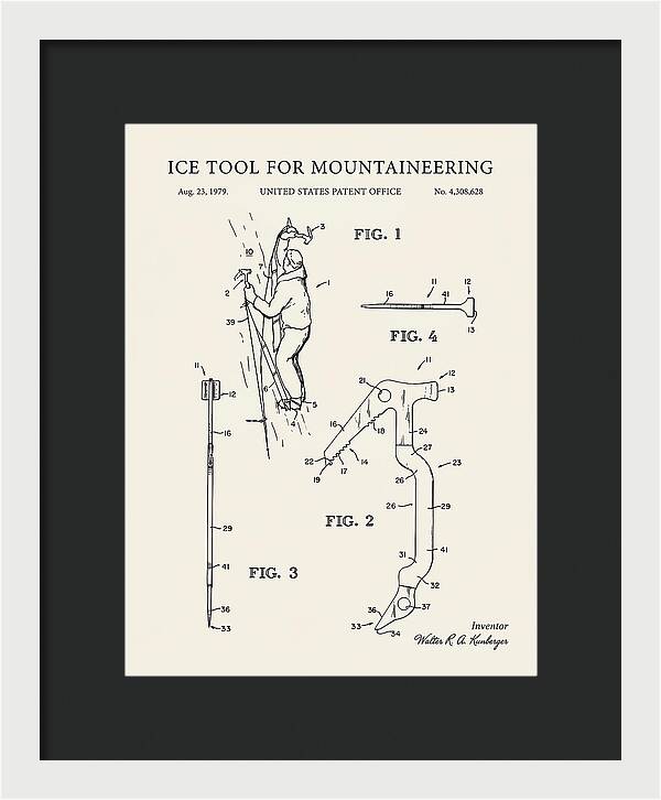 Ice Tool For Mountaineering Minimalist Patent Us4308628a