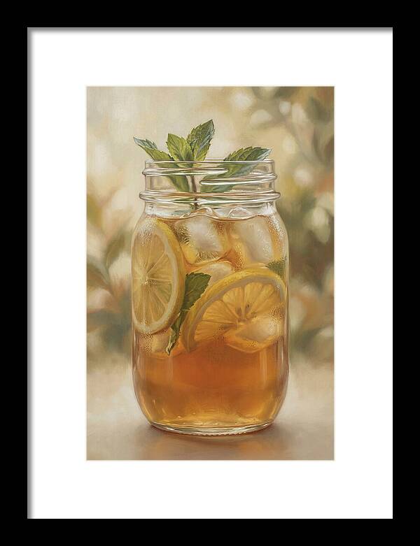 Iced Tea With Lemon And Mint