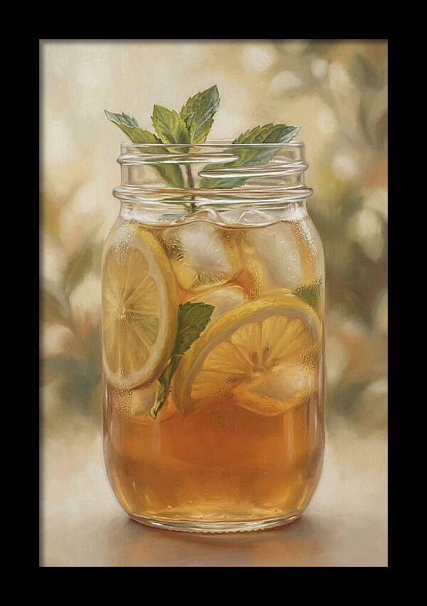 Iced Tea With Lemon And Mint