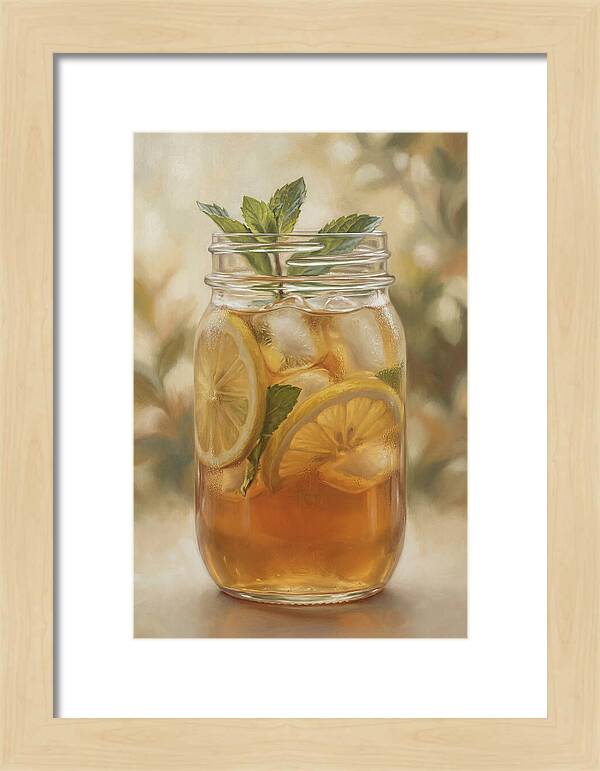 Iced Tea With Lemon And Mint
