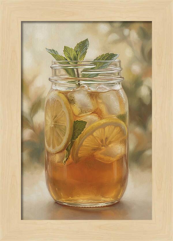 Iced Tea With Lemon And Mint