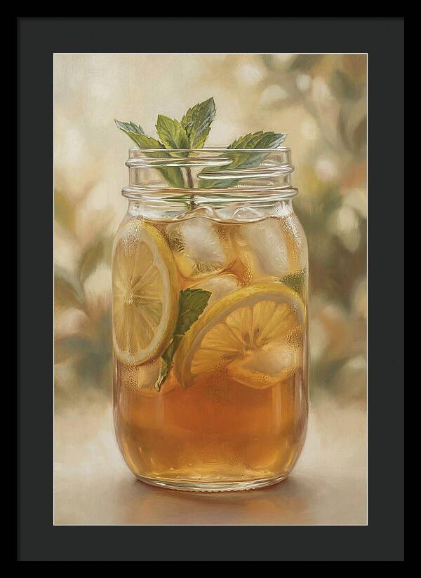 Iced Tea With Lemon And Mint