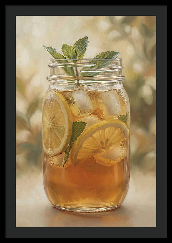 Iced Tea With Lemon And Mint