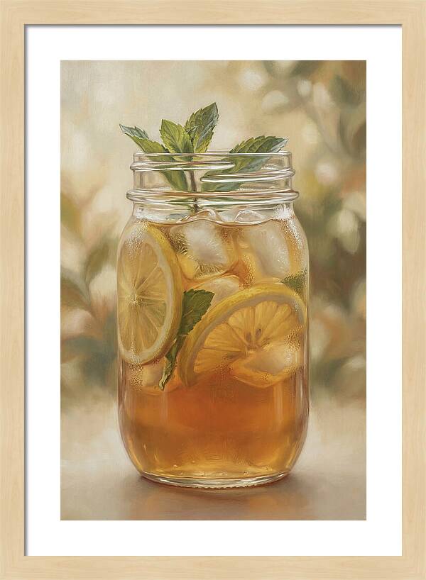 Iced Tea With Lemon And Mint