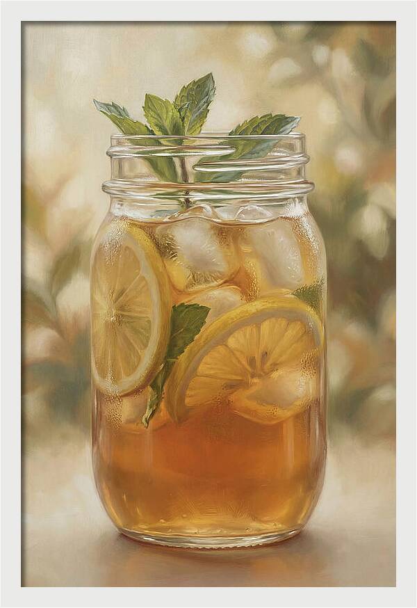 Iced Tea With Lemon And Mint
