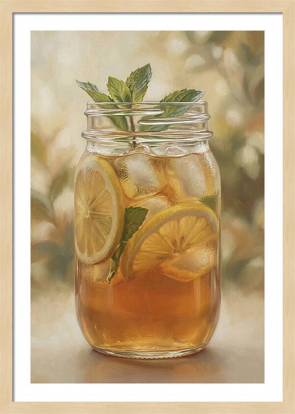 Iced Tea With Lemon And Mint