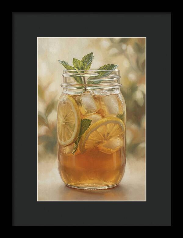 Iced Tea With Lemon And Mint