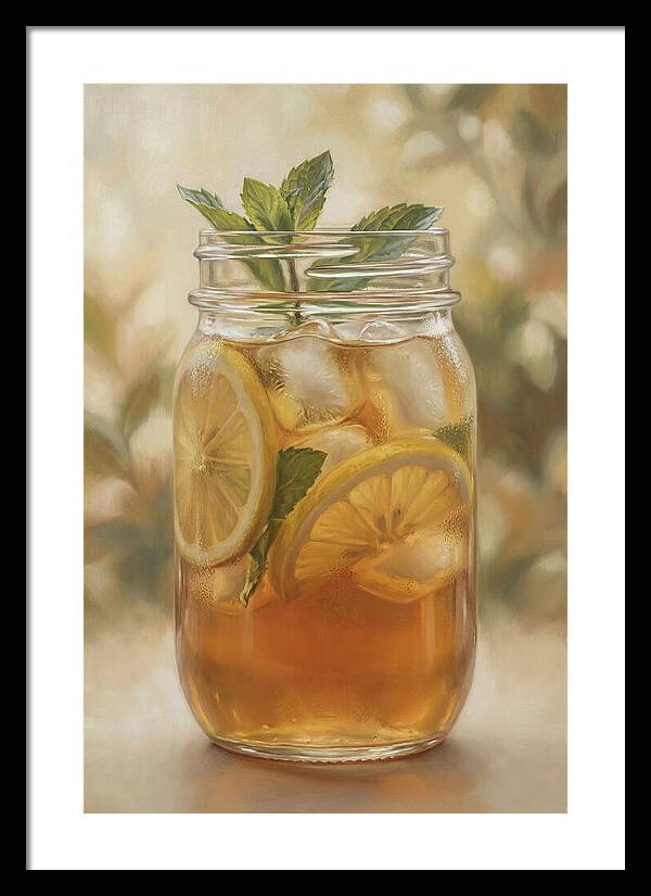 Iced Tea With Lemon And Mint