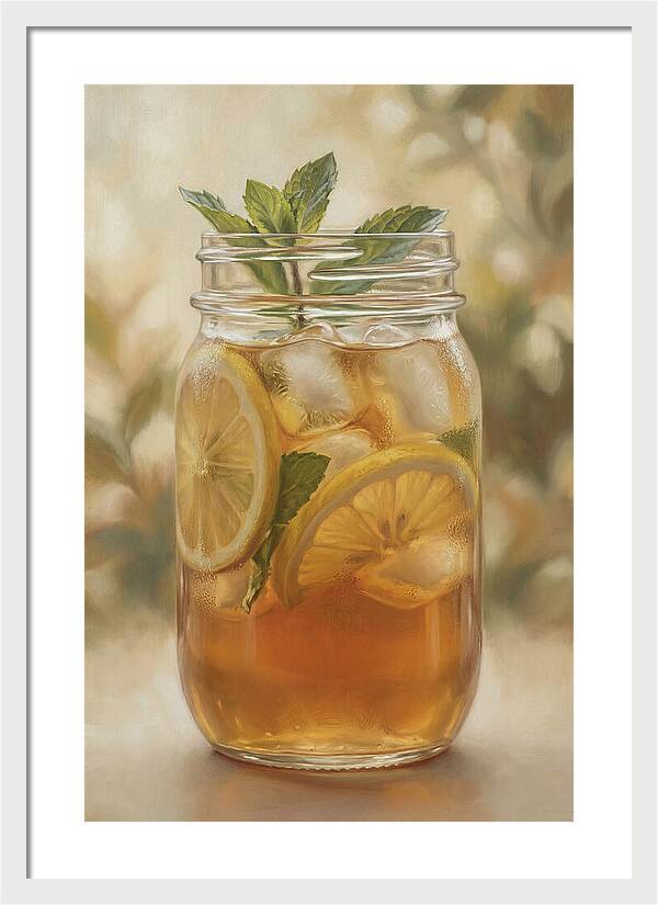 Iced Tea With Lemon And Mint
