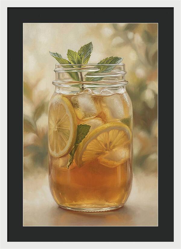 Iced Tea With Lemon And Mint