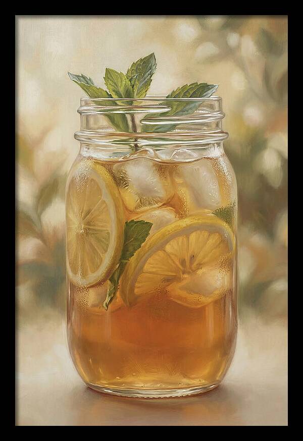 Iced Tea With Lemon And Mint