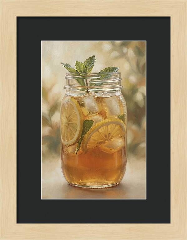 Iced Tea With Lemon And Mint
