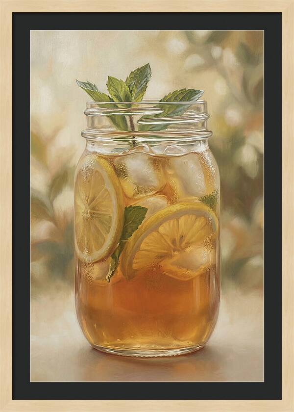 Iced Tea With Lemon And Mint