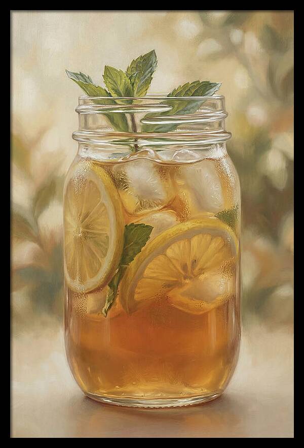 Iced Tea With Lemon And Mint