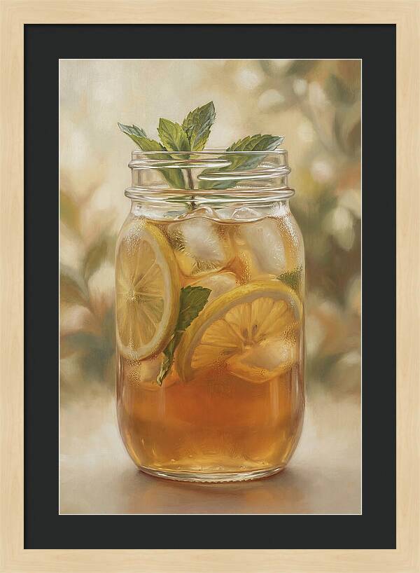 Iced Tea With Lemon And Mint