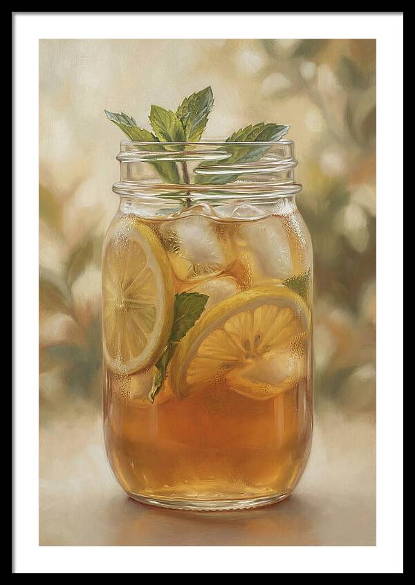 Iced Tea With Lemon And Mint