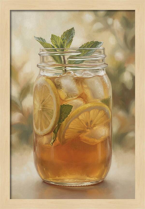 Iced Tea With Lemon And Mint
