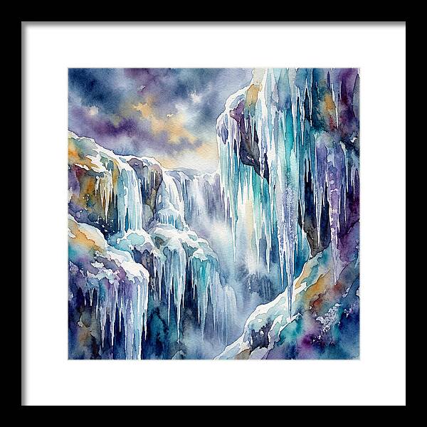 Icicle Cascade Serenity