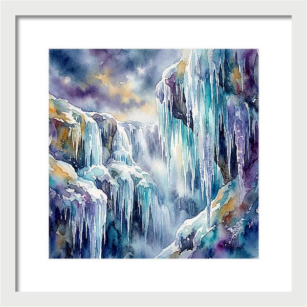 Icicle Cascade Serenity