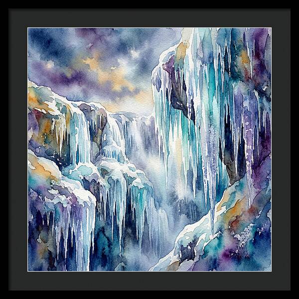Icicle Cascade Serenity
