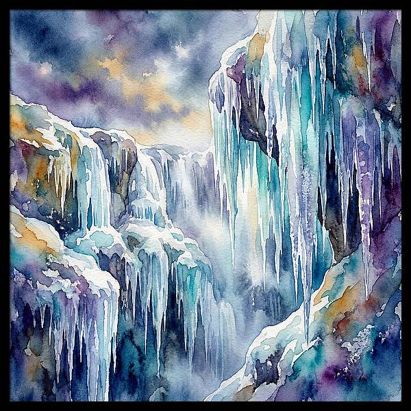 Icicle Cascade Serenity