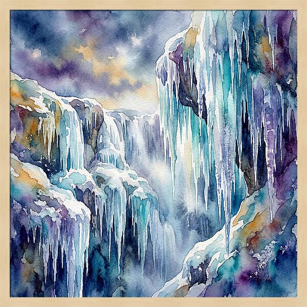 Icicle Cascade Serenity