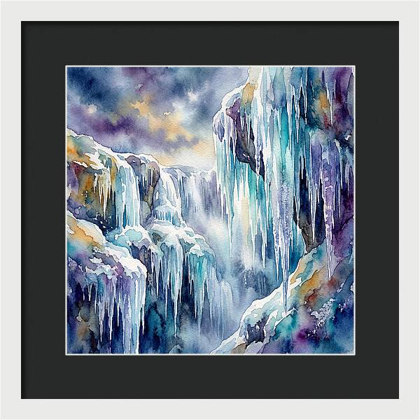 Icicle Cascade Serenity