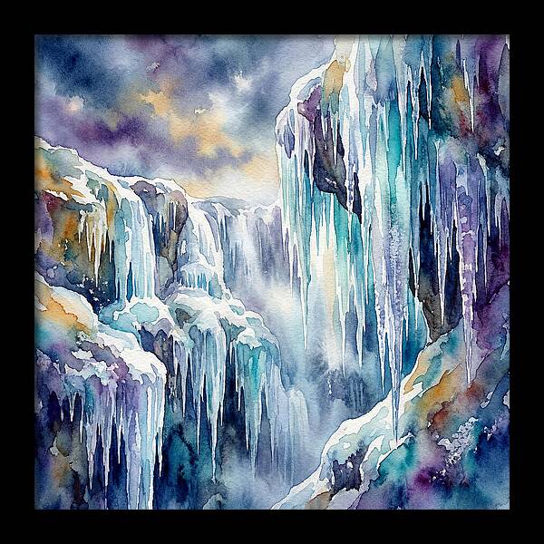 Icicle Cascade Serenity