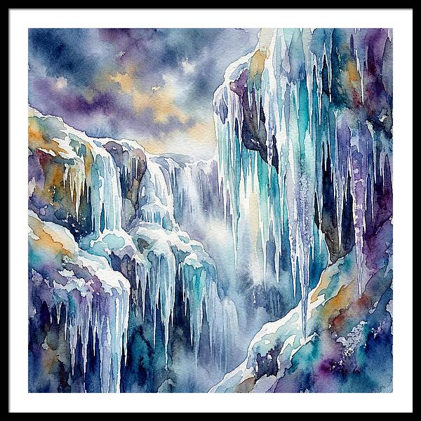 Icicle Cascade Serenity