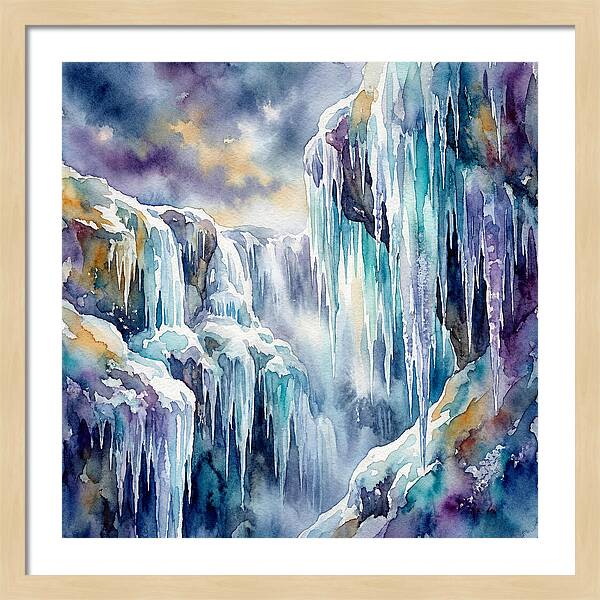 Icicle Cascade Serenity