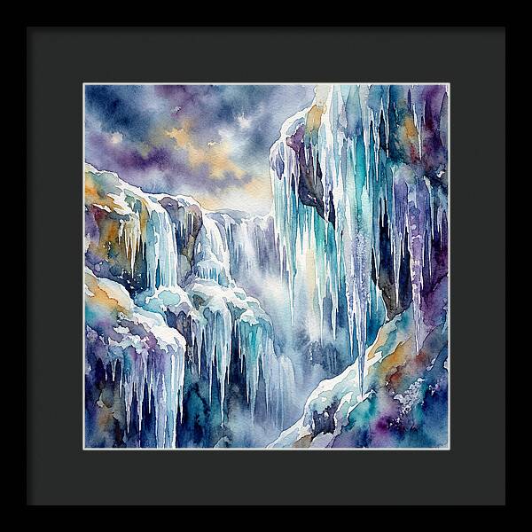 Icicle Cascade Serenity