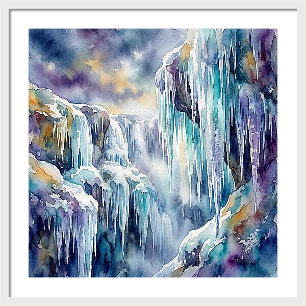 Icicle Cascade Serenity