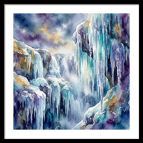 Icicle Cascade Serenity